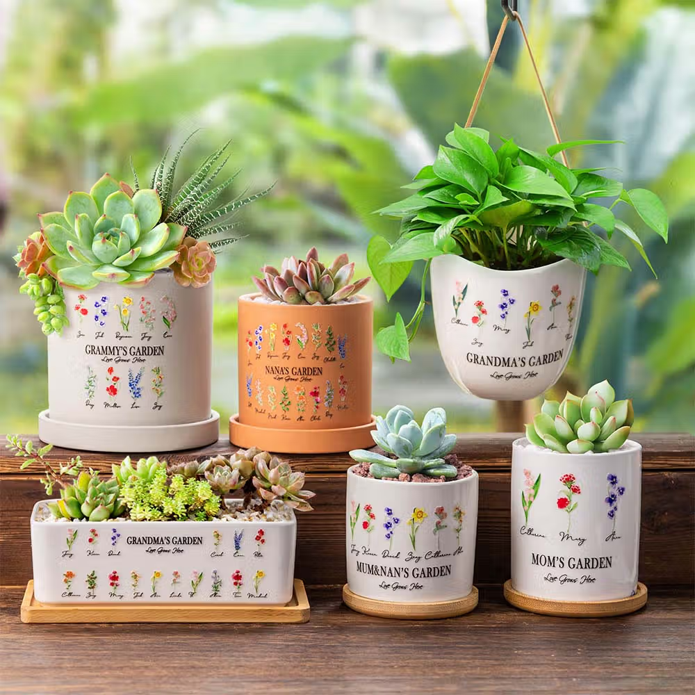 Il regalo perfetto per la mamma o la nonna: alla scoperta del vaso in ceramica personalizzato