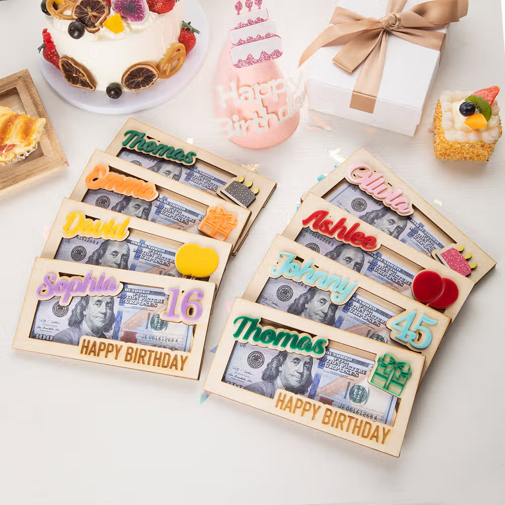 Idee regalo originali per ragazzi con il porta soldi in legno