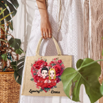 Un inno all'amore: la borsa in juta personalizzata per coppie