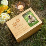 Un ricordo eterno: l'urna in legno personalizzata per animali domestici