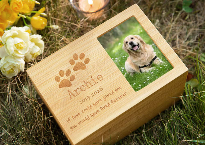 Un ricordo eterno: l’urna in legno personalizzata per animali domestici