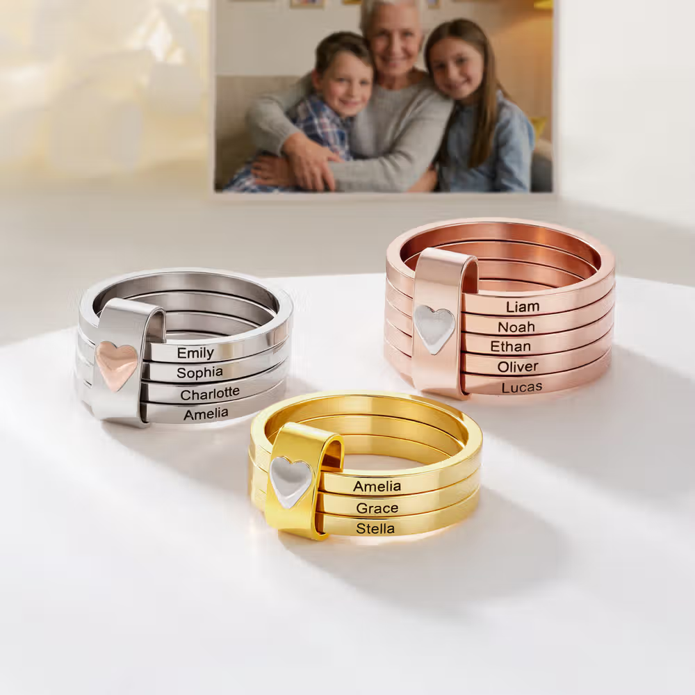 Un simbolo d’amore eterno: l’anello componibile con cuore
