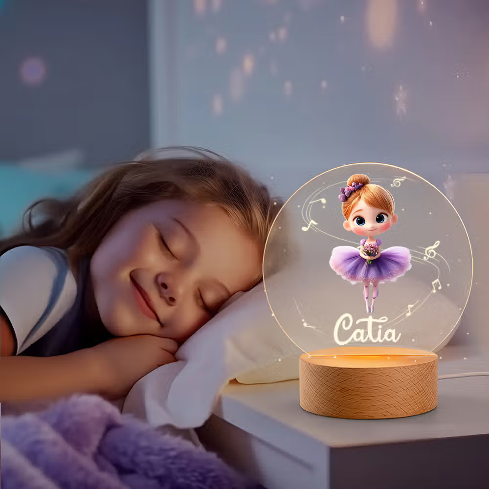 Un sogno luminoso: la lampada led con ballerina per la cameretta