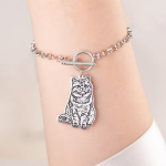 Bracciale personalizzato con foto e nome di cane e gatto