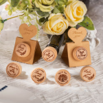 Tappi di sughero personalizzati in legno per bottiglie di vino con supporto
